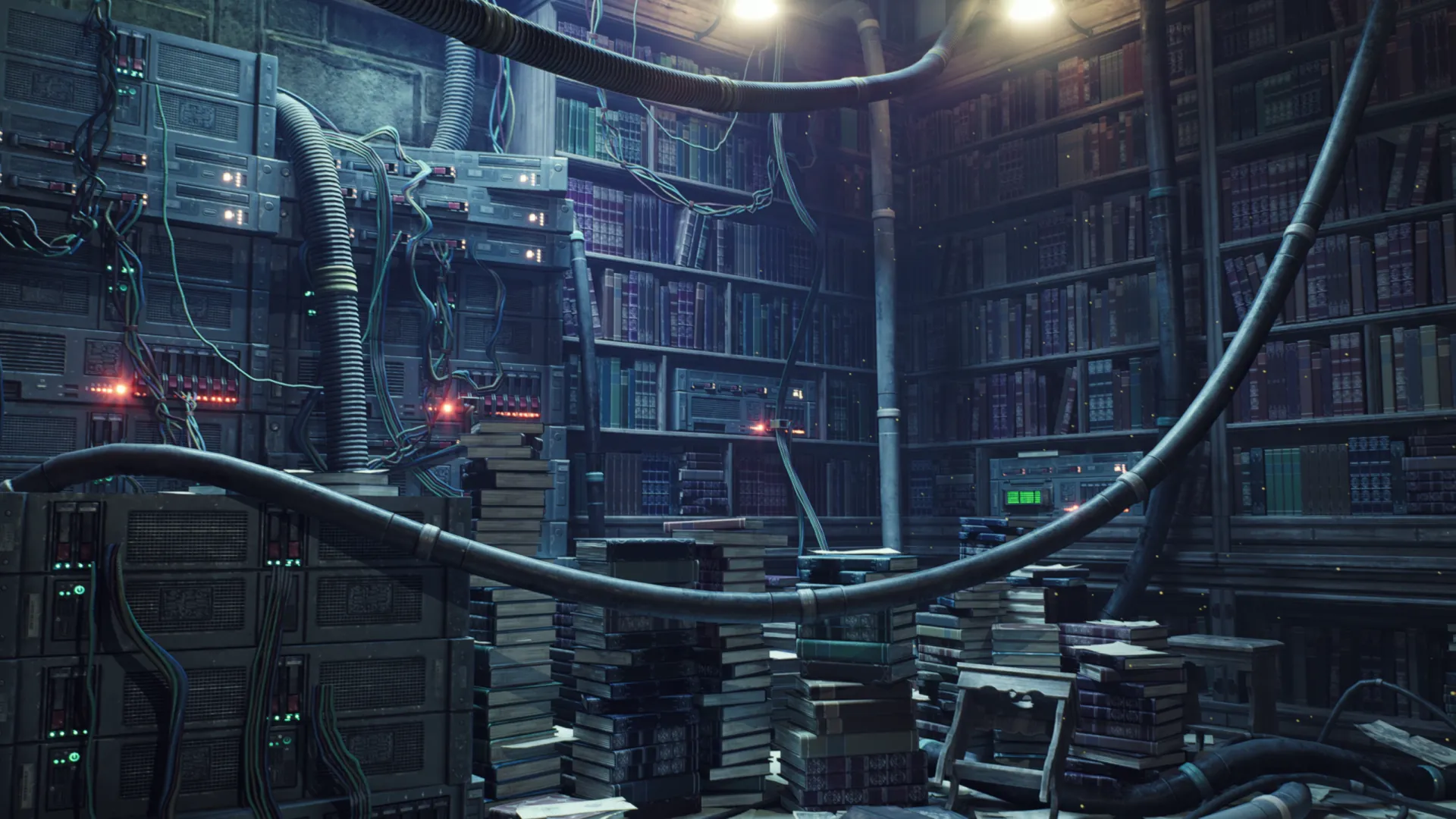 Le Vertige Infini de la Bibliothèque de Babel — rendu 1