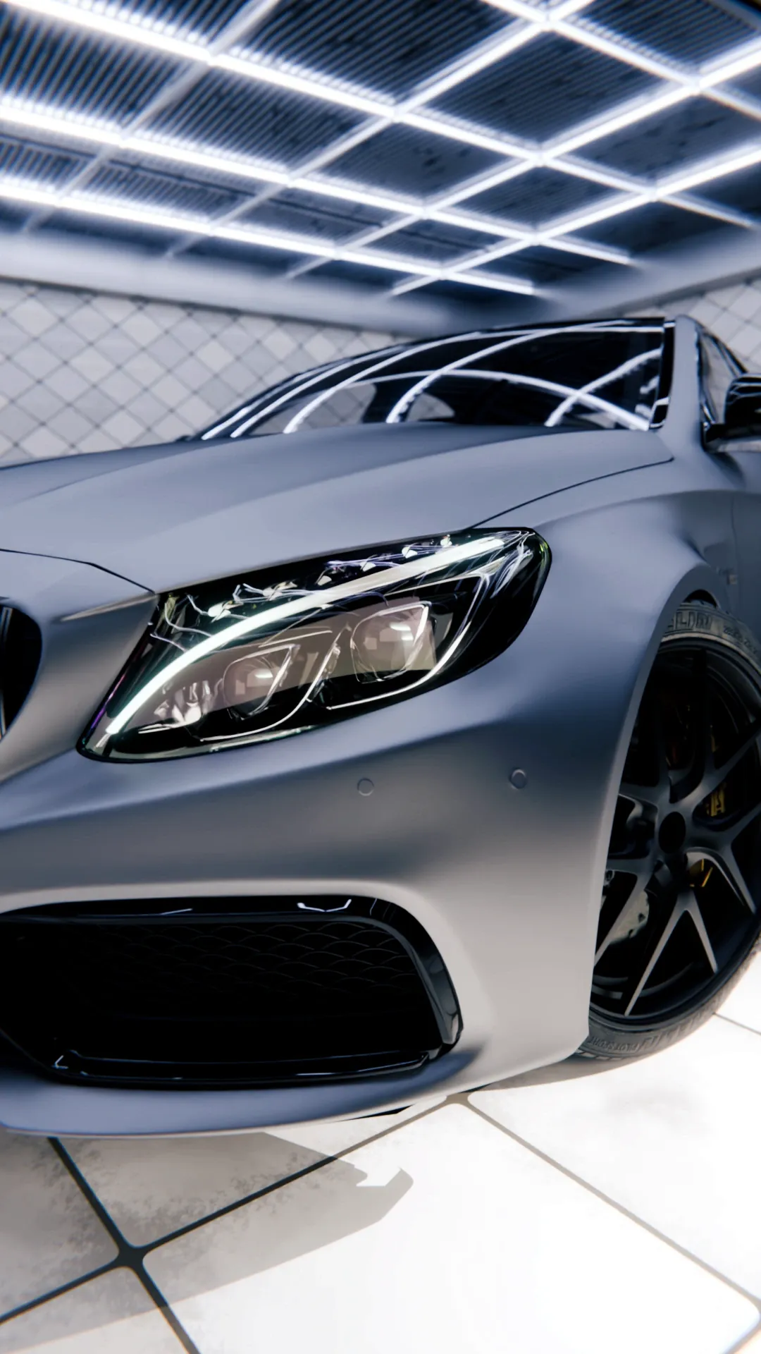 C63 AMG Garage — rendu 1
