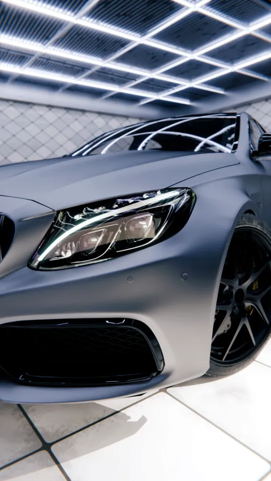C63 AMG Garage — rendu 1